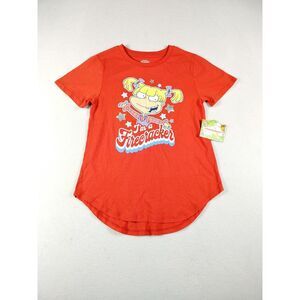 Nickelodeon Shirt‎ Girls Small Red Angelica Pickles Rugrats Animated Cartoons